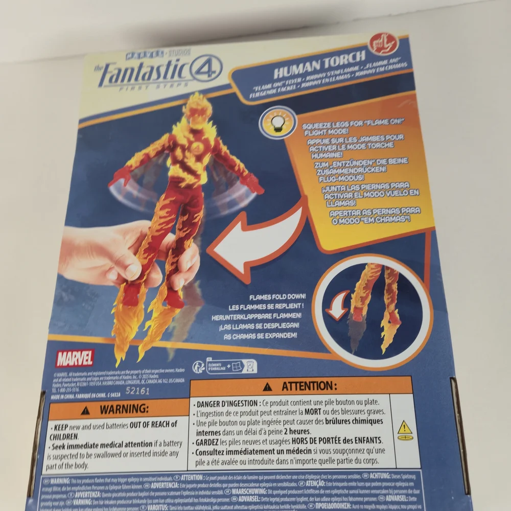 Marvel Studios Fantastic 4 First Steps- Titan Hero Series HUMAN TORCH 10